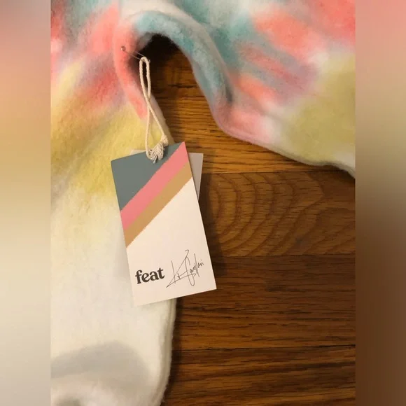 Limited Edition Kristin Cavallari x Feat Blanket Hoodie in Tie Dye RetroStripe - Picture 10 of 17